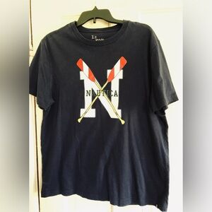 Nautica Navy T-shirt with oars logo